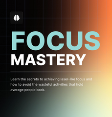 Focus Mastery | E-Book | Video or Audio