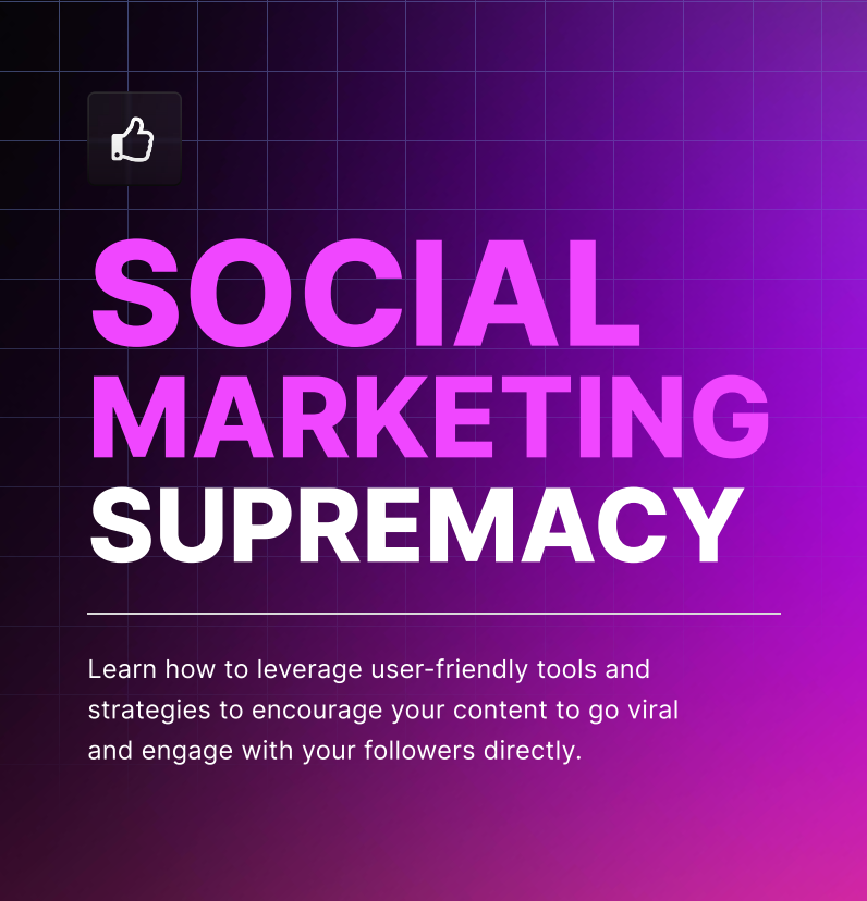 Social Marketing Supremacy | E-book | Video or Audio